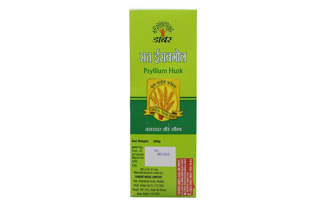Dabur Sat Isabgol Psyllium Husk   Pack  200 grams